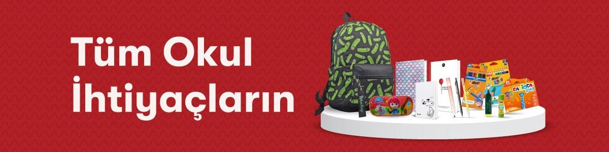 T&uuml;m Okul İhtiya&ccedil;ların Burada - Kırtasiye