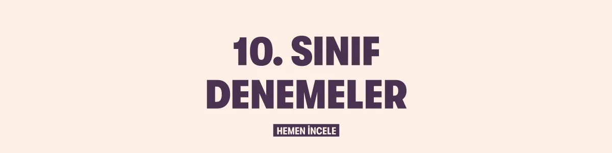 10. Sınıf Kategorileri Deneme Kitapları