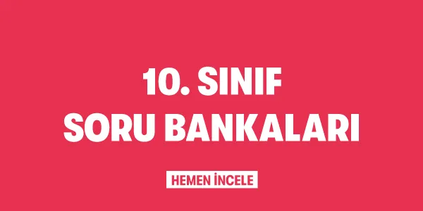 10. Sınıf Kategorileri Soru Bankası Kitapları