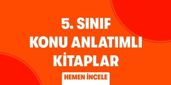 5. Sınıf Kategorileri Konu Anlatımlı Kitaplar