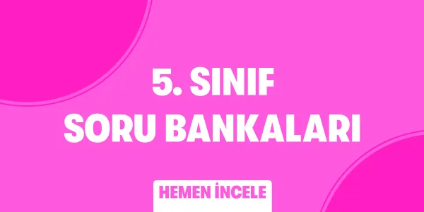 5. Sınıf Kategorileri Soru Bankası Kitapları