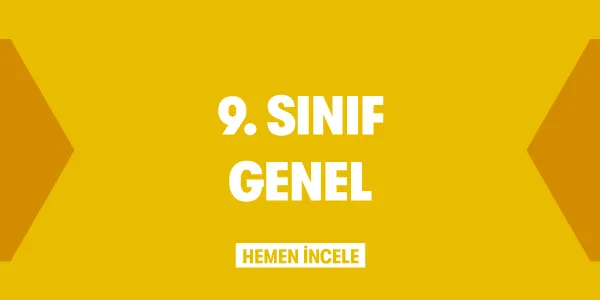 9. Sınıf Genel Kitaplar