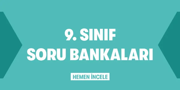 9. Sınıf Kategorileri Soru Bankası Kitapları