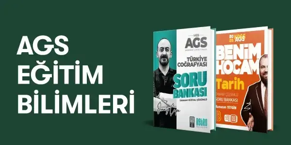 KPSS Sınavı Kategorileri - AGS Eğitim Bilimleri Kitapları