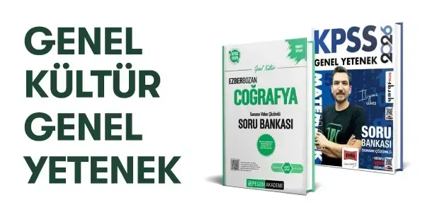 KPSS Sınavı Kategorileri - Genel Yetenek - Genel Kültür