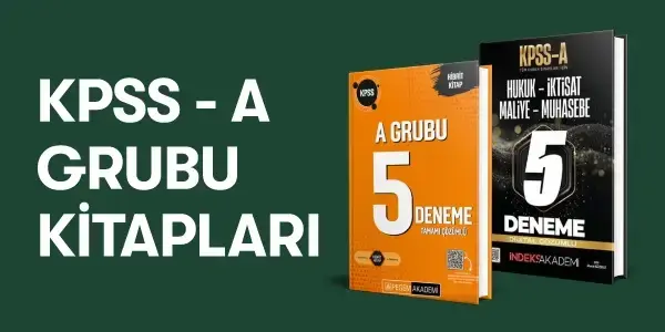 KPSS Sınavı Kategorileri - KPSS A Grubu Kitapları