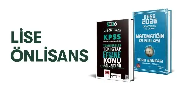 KPSS Sınavı Kategorileri - KPSS Lise Önlisans Kitapları