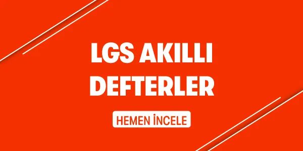LGS Sınavı Kategorileri - Akıllı Defterler