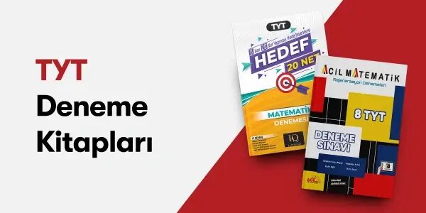 TYT ve AYT Kitapları - TYT Deneme Kitapları