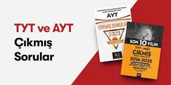 TYT ve AYT Kitapları - TYT-AYT &Ccedil;ıkmış Sorular
