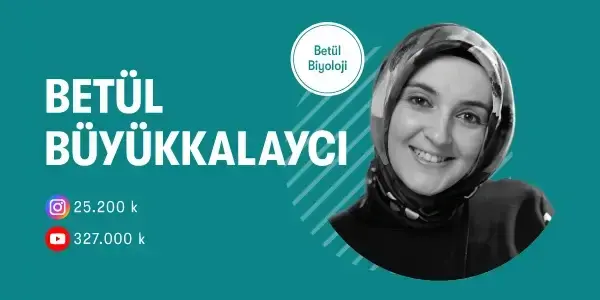 TYT-AYT Fenomen Hocalar - Betül Büyükkalaycı - Betül Biyoloji