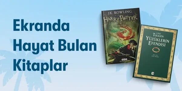 Yaz İndirimleri - Film ve Diziye Uyarlanan Kitaplar