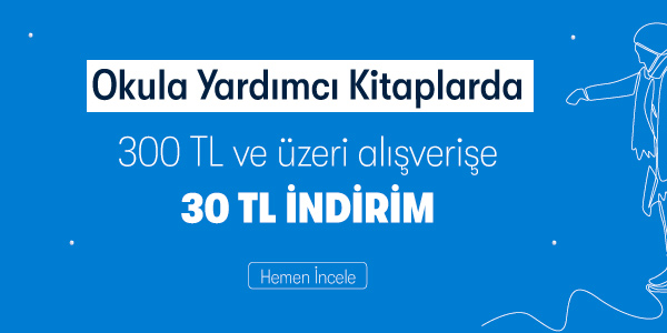 Yeni Yıl Yepyeni Fırsatlar - Okula Yardımcı Kitaplar Kategorisinde 300 TL ve &Uuml;zeri Alışverişe 30 TL İNDİRİM!