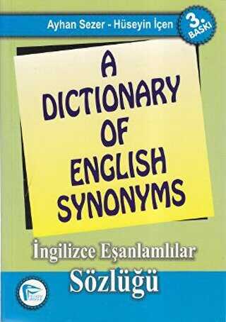 A Dictionary of English Synonyms - İngilizce Eşanlamlılar Sözlüğü