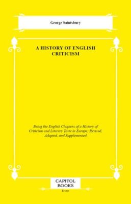 A History of English Criticism - 1