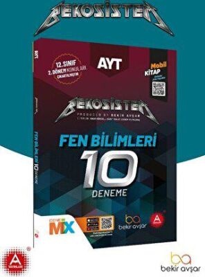 A Yayınları AYT Fen Bilimleri BekoSistem 10 lu Deneme - 1