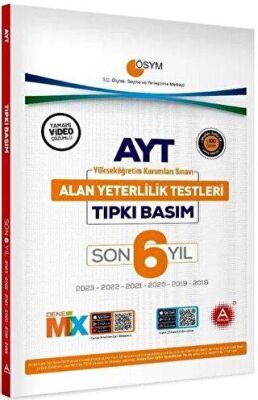 A Yayınları AYT Son 6 Yıl Tıpkı Basım Çıkmış Sorular - 1