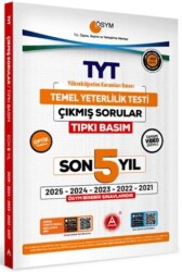 A Yayınları TYT Son 5 yıl Tıpkı Basım Çıkmış Sorular - A Yayınları