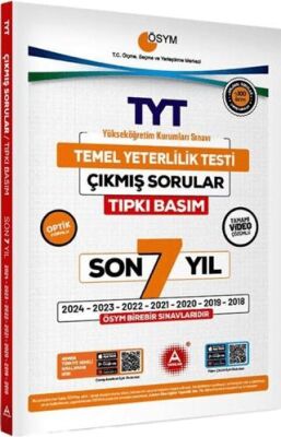 A Yayınları TYT Son 7 Yıl Tıpkı Basım Çıkmış Sorular - 1
