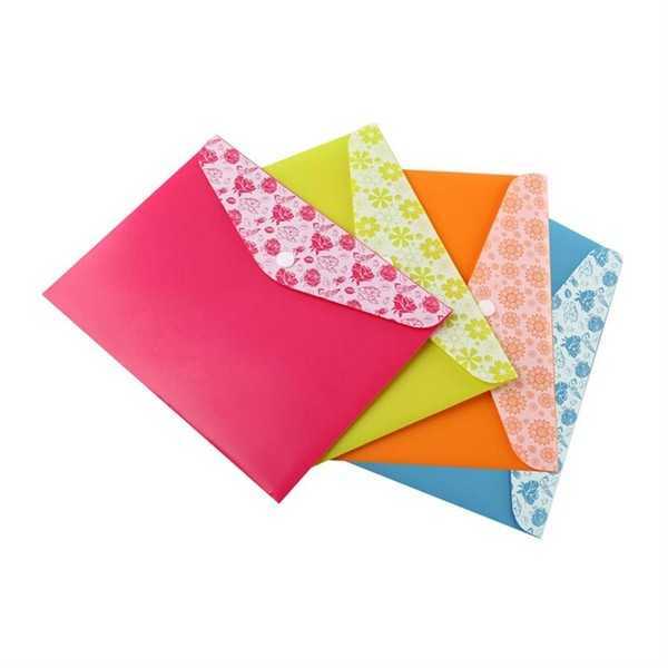 Comix A5 Desenli Çıtçıtlı Evrak Zarfı A1860 - Comix