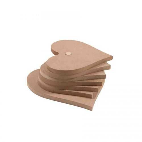 Aba003 Artebella Ahşap Mdf Bardak Altlığı 14.5×14.5×6 Cm