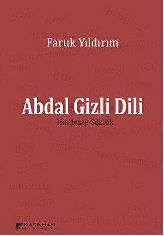 Abdal Gizli Dili - Karahan Kitabevi