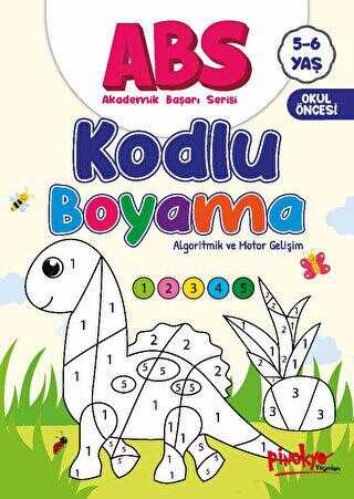 ABS 5-6 Yaş Kodlu Boyama - Pinokyo Yayınları
