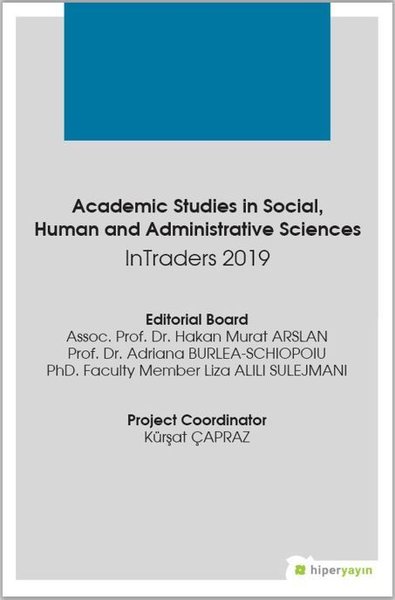 Academic Studies in Social, Human and Administrative Sciences Intraders 2019