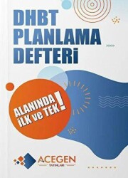 ACEGEN Yayınları DHBT Planlama Defteri - ACEGEN Yayınları