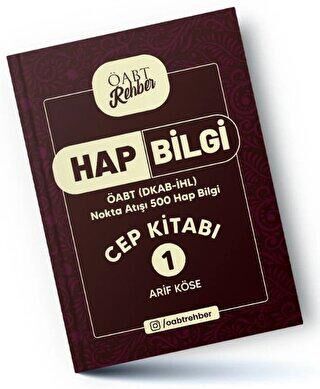 ACEGEN Yayınları ÖABT DKAB-İHL Rehber Hap Bilgiler Cep Kitabı 1 - 1