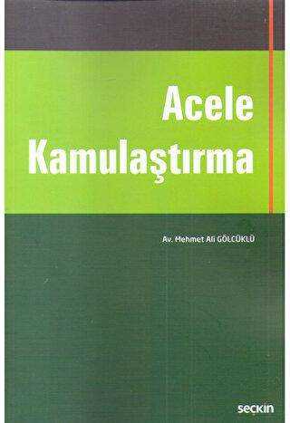 Acele Kamulaştırma - 1