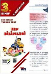 Açı Yayınları 3. Sınıf Fen Bilimleri Çek Kopart Yaprak Test - Açı Yayınları