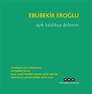 Açık Kaldıkça Defterim - Yapı Kredi Yayınları