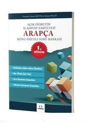 Mektep Yayınları Açık Öğretim İlahiyat Fakültesi Arapça Konu Özetli Soru Bankası - Mektep Yayınları
