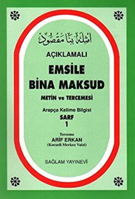 Açıklamalı Emsile Bina Maksud kapağı