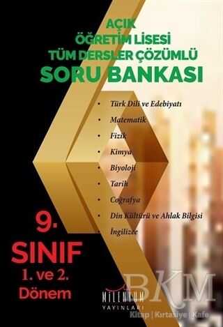 Milenyum Açıköğretim Lisesi 9. Sınıf Tüm Dersler Çözümlü Soru Bankası - Milenyum