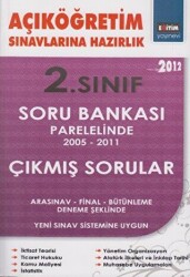 Eğitim Yayınevi Açıköğretim Sınavlarına Hazırlık 2. Sınıf Soru Bankası Paralelinde 2005 - 2011 Çıkmış Sorular - Eğitim Yayınevi