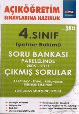 Eğitim Yayınevi Açıköğretim Sınavlarına Hazırlık 4. Sınıf İşletme Bölümü - 1