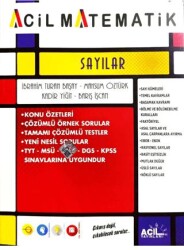 Acil Yayınları TYT Acil Matematik Sayılar - Acil Yayınları
