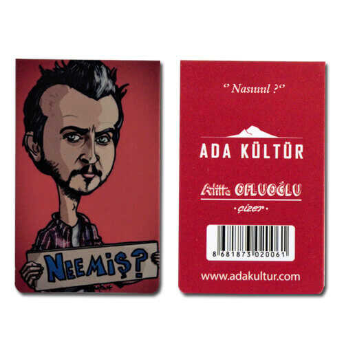 Ada Kültür Mıknatıslı Kitap Ayracı Mecnun - Ada Kültür