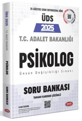 Adalet Bakanlığı ÜDS Psikolog Soru Bankası - Karekod Çözümlü - 1