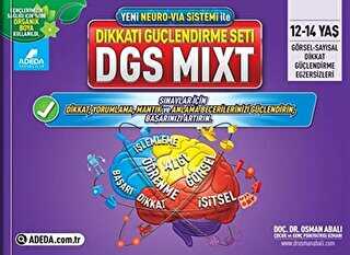 Adeda DGS MIXT Dikkati Güçlendirme Seti 12-14 Yaş - Adeda Yayınları
