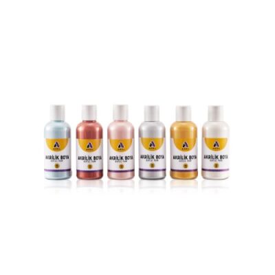 Adel Akrilik Boya 60 Ml Metalik Renkler 6 Lı - 3
