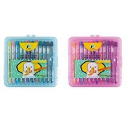 Adel Mum Boya Çevirmeli 12 Renk - Adel