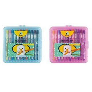 Adel Mum Boya Çevirmeli 12 Renk - 1