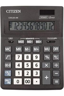 Adel Citizen Hesap Makinesi Büyük Boy Masa Tipi 12 Haneli - 1