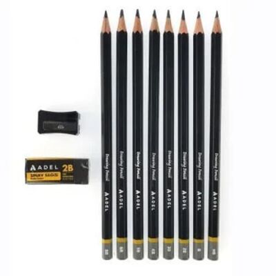 Adel Dereceli Kalem Seti 8`li - 2