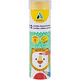 Adel Jumbo Metal Tüp Boya Kalemi 12`li - 1