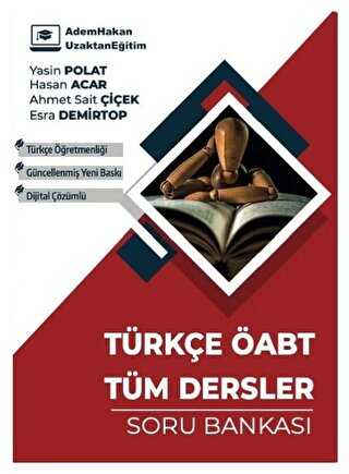 Adem Hakan ÖABT Türkçe Tüm Dersler Soru Bankası