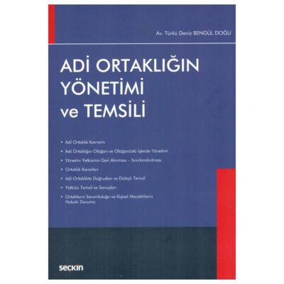 Adi Ortaklığın Yönetimi ve Temsili - 1
